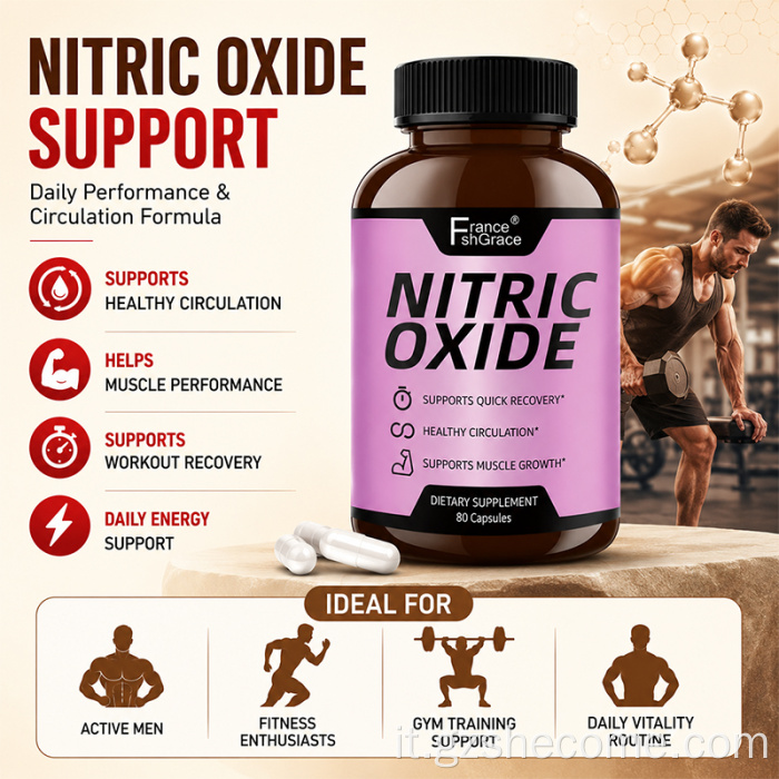 Shecome Capsule di ossido nitrico Prestazioni muscolari